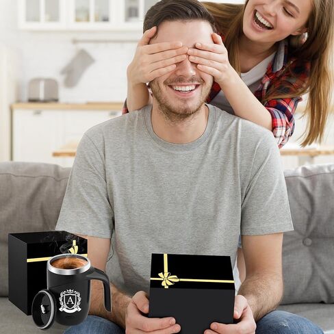 القدح القهوة المغناطيسي مع مقبض الغطاء التلقائي للخلط الكهربائي ذاتيًا معزولًا من الفولاذ المقاوم للصدأ التسرب إثبات ثقيل كبير قابلاً لإعادة الاستخدام في كوب شاي شاي التخييم. in Kuwait