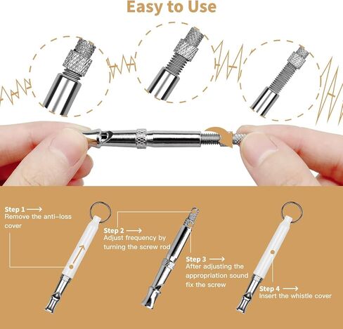 صافرة الكلب ， 2 PCS صافرة الكلب ttraining ， صافرة تدريب الكلاب المحترفة ， صافرة الكلب لوقف نباح الجيران الكلب ， بالأبيض والأسود ， مع الحلف in Kuwait