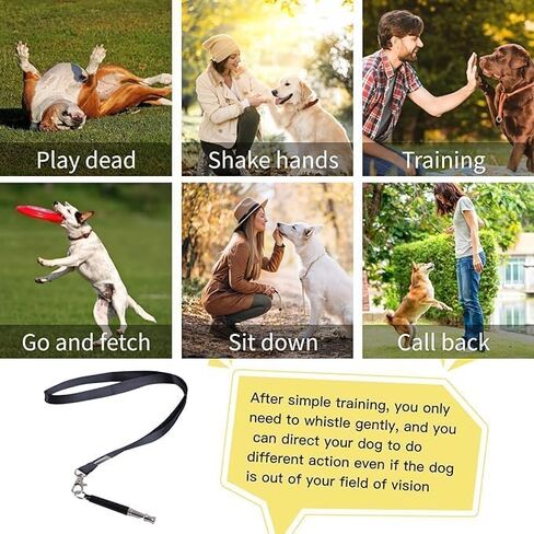 صافرة الكلب ， 2 PCS صافرة الكلب ttraining ， صافرة تدريب الكلاب المحترفة ， صافرة الكلب لوقف نباح الجيران الكلب ， بالأبيض والأسود ， مع الحلف in Kuwait