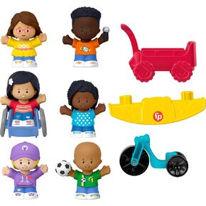 Fisher-Price Little People Toddler Toys Play for All Figure and Accessory Pack 9-Piece Set for Pretend Play Ages 1+ Years in Saudi Arabia