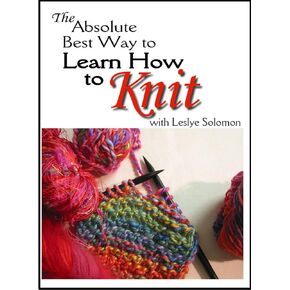 The Absolute Best Way to Learn How to Knit, Knit and Purl The Continental Way, Hand Knitting Tutorial Expert Knitting Video Easy Comprehensive and High Quality Personal DVD