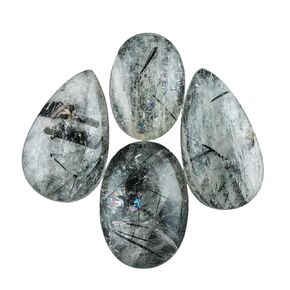 Crystalis 5pcs Natural Cherry Creek Jasper فضفاضة الأحجار الكبرى بالجملة المجوهرات المجوهرات جعل الإمداد ، شقرا وشفاء الأحجار المصقولة ، غلاف الأسلاك ، DIY ، مجموعة الأحجار الكريمة ، 15 مم+