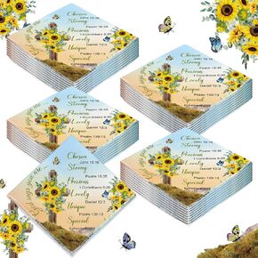 Bible Verse Handkerchiefs for Women Inspirational Christian Religious Gifts for Mom Sister Friend Ladies
