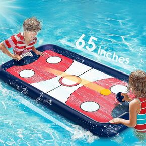 iPlay, iLearn Pool Wave Kids Hockey Pool Game Toys, Big Inflatable Floating Water Play Swimming Toy, Fun Indoor Outdoor Yard Sports, Cool Summer Family Party Gift 5 6 7 8 10 12 Yr Boy Girl Teen Adult