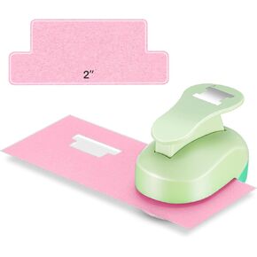 Sayglossy Tab Punch for Paper Crafts File File Punch لصنع البطاقات مجلة Scrapbooking مجلد الكتاب المقدس ، مخططي كتاب Sketchbook Comple