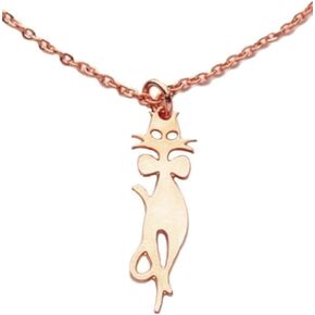 Made in Japan Necklace Cat Kitten Gold/Silver/PinkGold Women Adult Teen Girls Handmade Fashion Jewelry