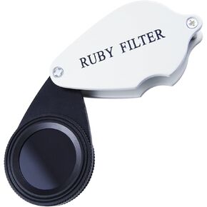 Foldable Ruby Filter Identification Tool for Emerald and Gemstones