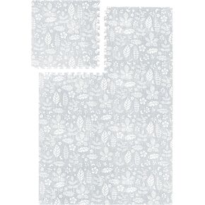 Premium Exercise & Baby Foam Play Mats - Stylish & Large Non-Toxic Puzzle Floor Mat - 6 Tiles - Spacious 6ft x 4ft - Peel-Resistant Reinforced Ver. - Soft, Thick, Waterproof - Tranquil Gray