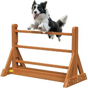 Dog Agility Set, Wooden Dog Agility Jumps & Dog Hurdles,Dog Agility Equipment, Dog Agility Course,Dog Agility Course Backyard Set,Obstacle Course for Dogs,Dog Hurdles Training Equipment