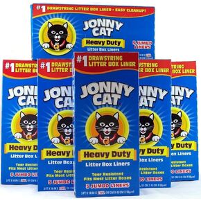 Jonny Cat Cat Ster Box Liners 5 / Box (حزمة 6)
