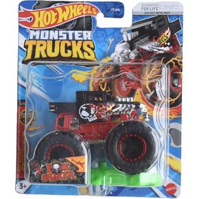 Hot Wheels Monster Trucks Bone Shaker, Connect and Crash Car
