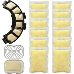 12 Pack Pet Odor Eliminator Compatible with Whisker OdorTrap Pod, Odor Filters for Litter-Robot and Traditional Litter Boxes