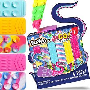 BUNMO 6pk Sensory Suction Toys - Sensory Toys - Engaging Creative & Imaginative Play - Sensory Toys for Children - Stimulating & Addictive - Toys for Kids 3+