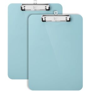 Mr. Pen- Plastic Clipboard, 12.5" x 9", 2 Pack, Pastel Green, Clipboards for Kids & Adults, Clipboards Plastic, Clip Board, Teacher Clipboard, Kids Clipboard, Cute Clipboard, Plastic Clipboards