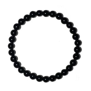 4mm Black Tourmaline Bracelets – Elegant, Grounding, and Complete with Care Kit for Style & Serenity