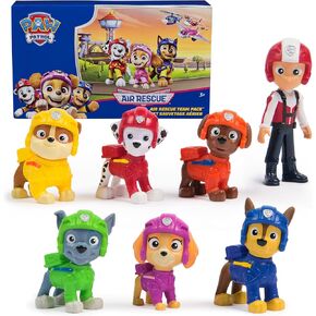 Paw Patrol: Air Rescue Toy Figures Gift Pack, with 7 Collectible Action Figures, Kids Toys for Boys & Girls Ages 3 and up