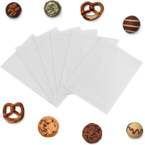 50PCS 3.9x2.7 Inch Glassine Envelopes, Mini Glassine Bags, Wax Paper Bags, Small Glassine Paper Small Envelopes for Coin Envelopes/Key/Small Items Stamps Storage Packets