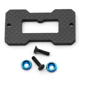 Carbon Fiber Servo Mount Reinforcement Plate Upgraded Parts for 1/10 Tamiya TT02 RC Car