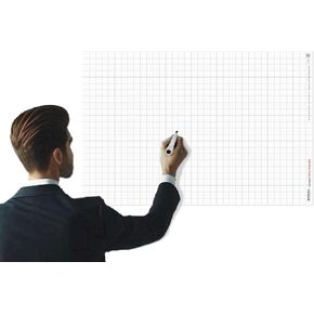 JJH Planners - Paper - 24" x 48" - Extra Large Graph Paper 1" and 1/4" Ruled (P-GP4-24x48)
