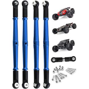 Aluminum Turnbuckles Upgrades Part for ARRMA 1/8 Kraton 6S BLX/Outcast/Talion, Alloy Hops Up Upgrades, Red