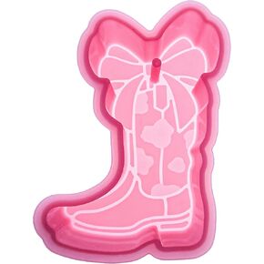 (300 Design Optional) MUBYOK M453 Boots with Bow Silicone Freshie Mold for Baking Aroma Beads Car Freshie Supplies