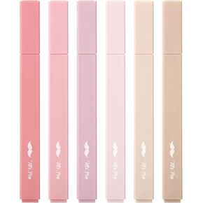 Mr. Pen- Aesthetic Highlighters, 6 pcs, Chisel Tip, Vintage Colors, No Bleed Bible Highlighter Pastel, Highlighters Assorted Colors, Pastel Highlighter Set, Cute Highlighters