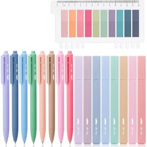 Mr. Pen- Aesthetic Bible Highlighters and Pens No Bleed, 16 Pack, 200 Sheets Transparent Sticky Tabs, Bible Highlighters No Bleed Highlighters for Bible Pages No Bleed, Bible Pens No Bleed Through