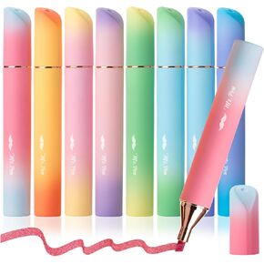 Mr. Pen- Glitter Highlighters, 8 Pack, Sunshine Colors, Chisel Tip, Highlighters Glitter Highlighter Markers, Highlighters Aesthetic Highlighters, Cute Highlighters for School, Glitter Marker