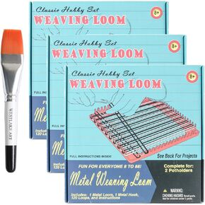 تشمل مجموعة Westlake Art Weaving Looing Kit ، الحرف Red Retro ذات الأفق الخشبي المحمولة ، فرشاة الطلاء المائية ، ومجموعات الهوايات للبالغين ، وإنشاء هدايا وديكور مصنوعة يدويًا ، [3 عبوات] in Kuwait