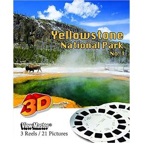 Yellowstone National Park, Pkt. 1 - Compatible with ViewMaster 21 3D Images 3 Reel Set