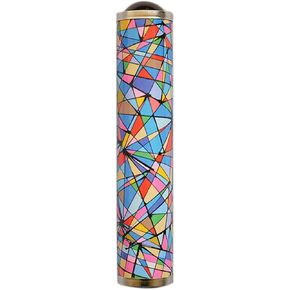 Fendawn Strive Handmade Nostalgic Kaleidoscope Toy Real Scene Kaleidoscope for Kids Adults, Color Block