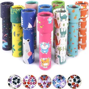 الكلاسيكية kaleidoscopes خمر من الورق المقوى الكرتونية لجوائز الفصول الدراسية المدرسية ، حشو أكياس الأسهم (لون عشوائي)