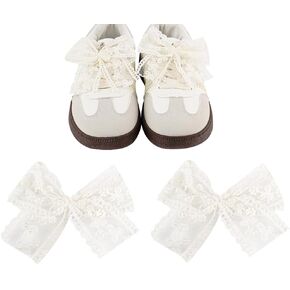 Shoe Charms for Sneaker Cute Shoe Lace Charms Trendy Pearl Bow Sneaker Charms for Women Girl Luxury Decorations for Dress Keychain Bag Car Charm DIY Shoe Lace Snearker Accessories Charms