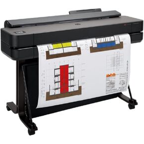 T650 Large Format Wireless Color Plotter Printer - 24", Includes 2-Year Onsite Warranty Support (5HB08T)