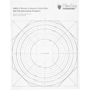 Hot Pad Interfacing Templates 12-Pack