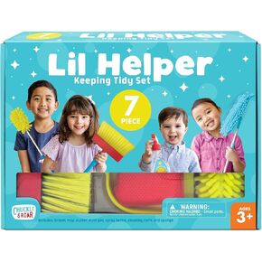 Chuckle & Roar - Lil Helper Keeping Tidy Set - Active Imagination Engaging Pretend Play - 7 Piece Cleaning Set for preschoolers