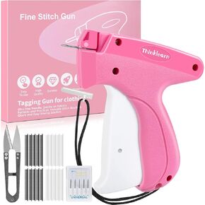 Stitch Gun for Clothes - Quick Clothing Fixer, Tagging Gun for Clothes with Sewing Scissors, 6 Needles, 2000 Micro Fasteners