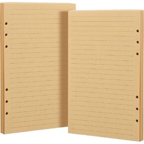 Refill Paper, Loose Leaf Binder, College Ruled Notebook, A5 Lined Writing Paper, A5 Planner Inserts - 140 Sheets/280 Pages