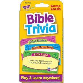 Trend Enterprises Bible Trivia Flash Cards