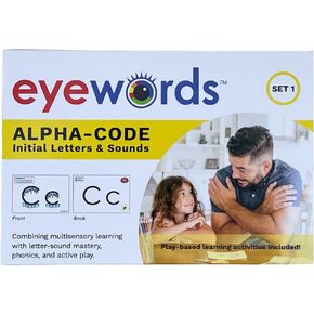 Multisensory Alpha-Code Teaching Cards - Alphabetic Phonics Initial Letters & Sound Mapping - Set 1