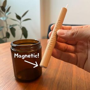 Candle Wick Sticking Placement Magnetic Tool Centering Tube for Aligning String Wick Sticker Inside Jars Cups Containers for Candle Making
