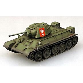 Trumpeter 1/72nd Scale T34/76 Tank 1943 German Army Die-Cast Military Land Vehicle