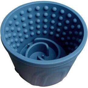 Dog Slow Feeder Lick Bowl, Non-Slip Slow Dog Eating Bowl, Long Lasting Silicone Anti-chocking Treat Dispenser, Easy to Clean & Durable Pet Dish
