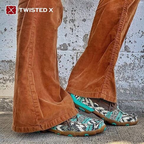 حذاء Twisted X النسائي على شكل قارب لتعليم قيادة السيارات، مقاس 7.5 (M) in Saudi Arabia