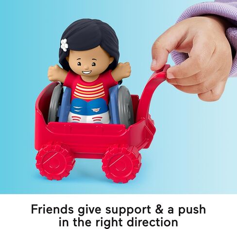 Fisher-Price Little People Toddler Toys Play for All Figure and Accessory Pack 9-Piece Set for Pretend Play Ages 1+ Years in Saudi Arabia