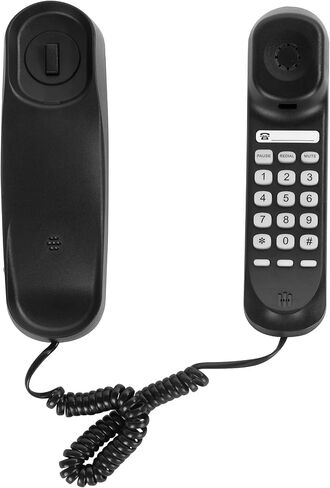 من 990 Slimline الهاتف الهاتف الأساسي القابل للتذوق الهاتف لا يوجد طاقة AC مطلوبة ، سلك المنزل الهاتف الأسود in Saudi Arabia