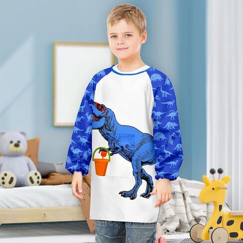 Sylfairy Kids Art Smocks للطلاء ، فنان مقاوم للماء قوس قزح مآزر يونيكورن الطلاء Smoocks الصغار سموك للطفل in Saudi Arabia