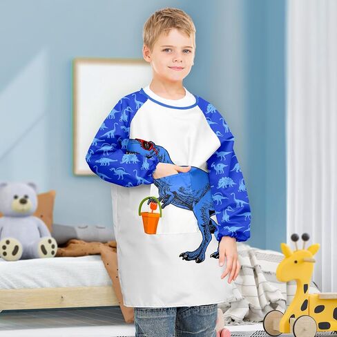 Sylfairy Kids Art Smocks للطلاء ، فنان مقاوم للماء قوس قزح مآزر يونيكورن الطلاء Smoocks الصغار سموك للطفل in Saudi Arabia