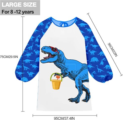 Sylfairy Kids Art Smocks للطلاء ، فنان مقاوم للماء قوس قزح مآزر يونيكورن الطلاء Smoocks الصغار سموك للطفل in Saudi Arabia