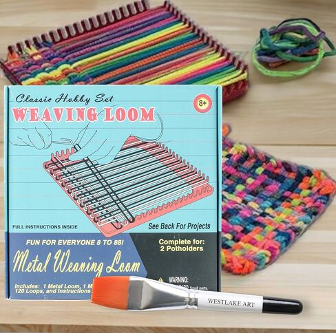 تشمل مجموعة Westlake Art Weaving Looing Kit ، الحرف Red Retro ذات الأفق الخشبي المحمولة ، فرشاة الطلاء المائية ، ومجموعات الهوايات للبالغين ، وإنشاء هدايا وديكور مصنوعة يدويًا ، [3 عبوات] in Kuwait